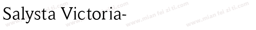 Salysta Victoria字体转换